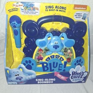 Nickelodeon Blue's Clues Sing-Along Boombox - Blue, Light Blue